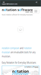 Mobile Screenshot of notation.com